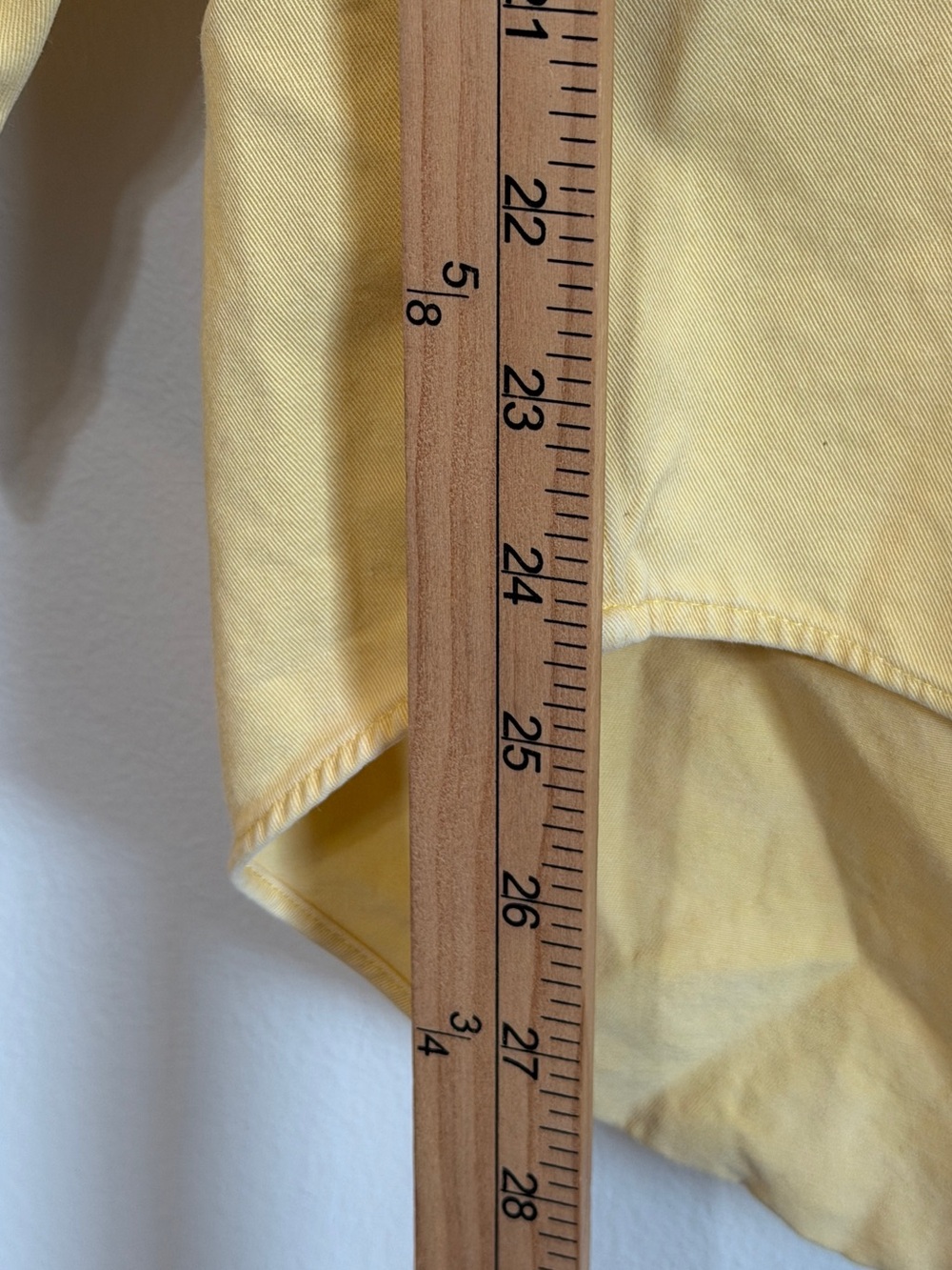 Ralph Lauren Oversized Button Up Shirt Yellow Size Large XL Women’s Cotton Fall - Picture 9 of 9